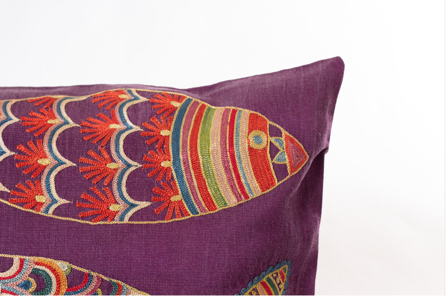 Ephesus Suzani Cushion Cover