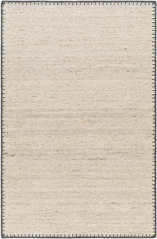 Ayumu Beige Hand Woven Wool Area Rug