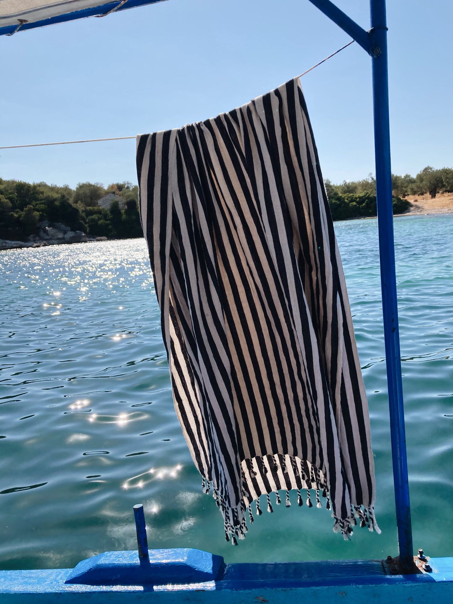 Zebra Cotton Linen Towel