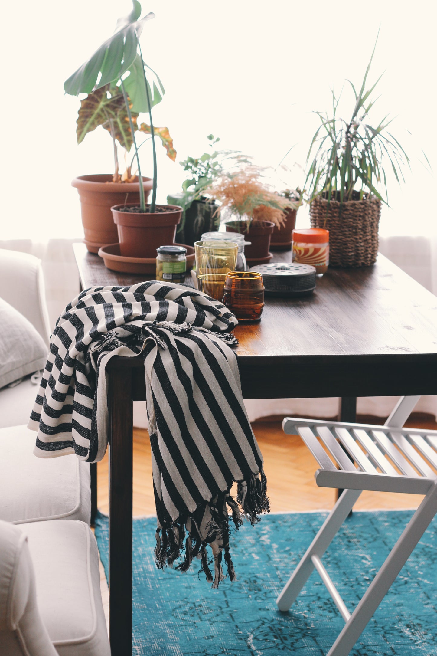 Zebra Cotton Linen Towel