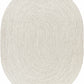 Beige Braided Faux Jute Rug