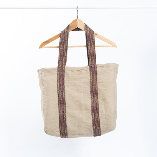 Mehpare Linen Tote Bag