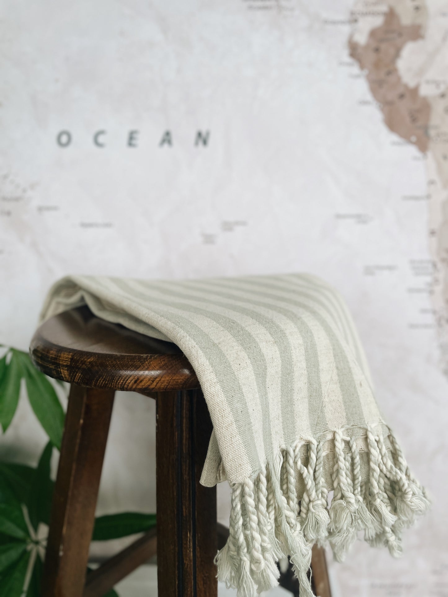 Girit Stone Cotton Linen Towel