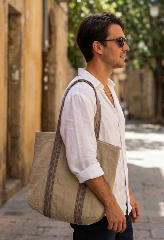 Hayat Linen Tote Bag