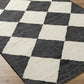 Vivir x Livabliss Antho Black Diamonds Jute Rug