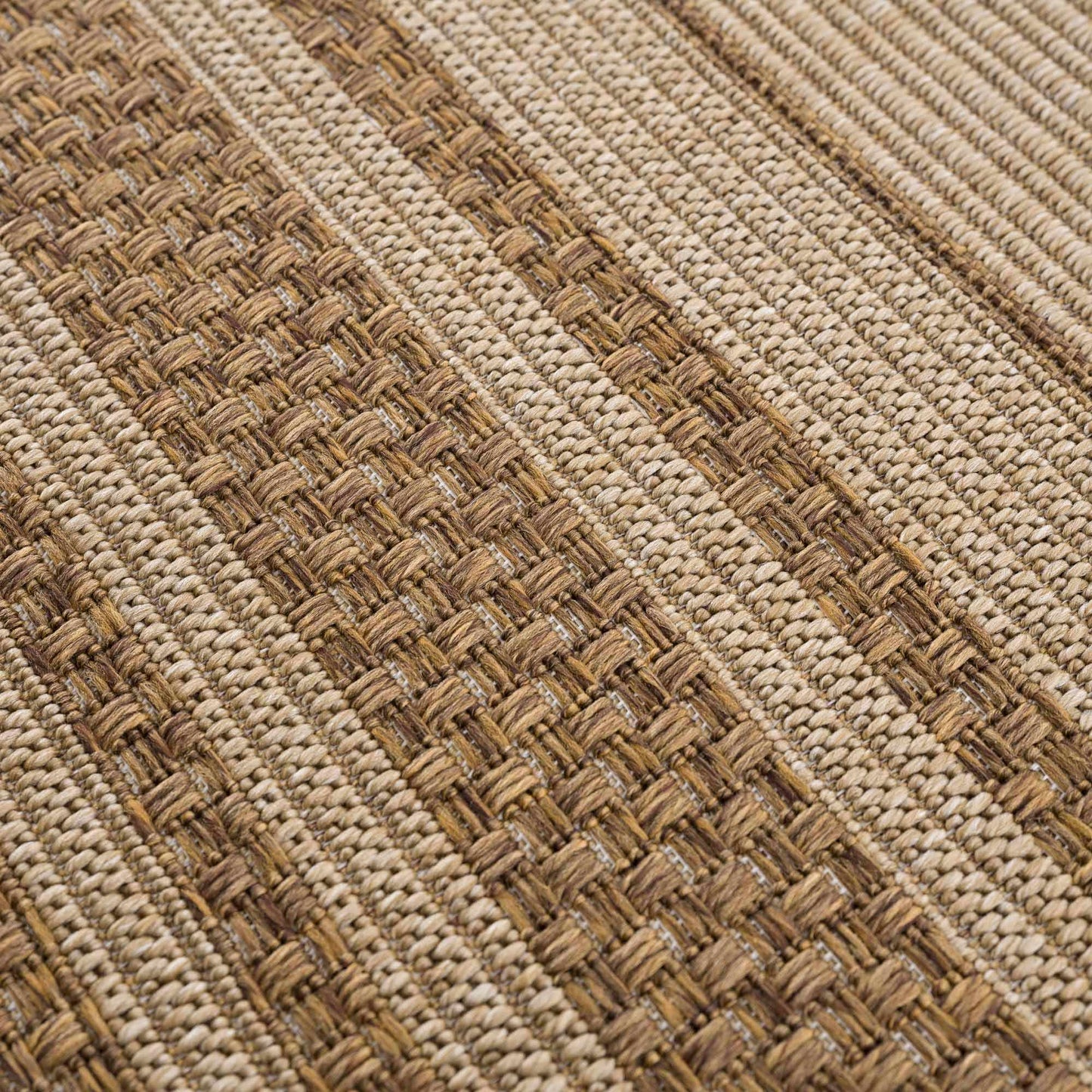 Isoko Bordered Faux Jute Rug