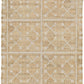 Rice Handcrafted Fringed Jute Carpet