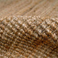 Ambel Chocolate Brown Camel Jute Area Rug