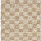 Ionut Checkered Jute Area Rug