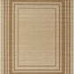 Isoko Bordered Faux Jute Rug