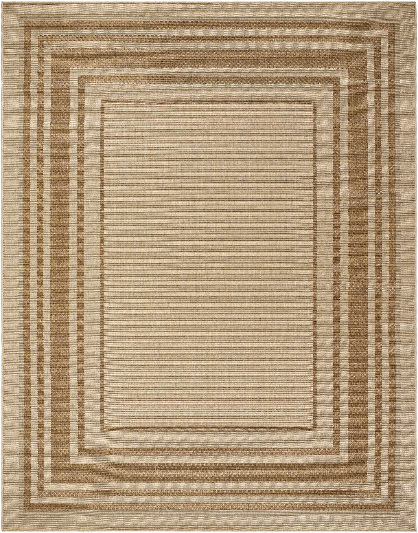 Isoko Bordered Faux Jute Rug