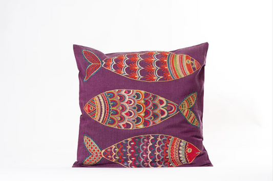 Ephesus Suzani Cushion Cover