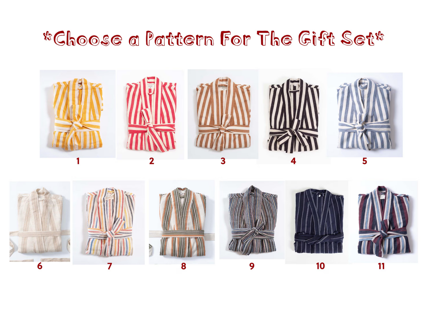Linen Robe Spa Gift Set