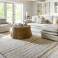 Tivon Broken-Striped Jute Rug