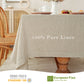 100% French Linen Tablecloth Square (55''*55'')