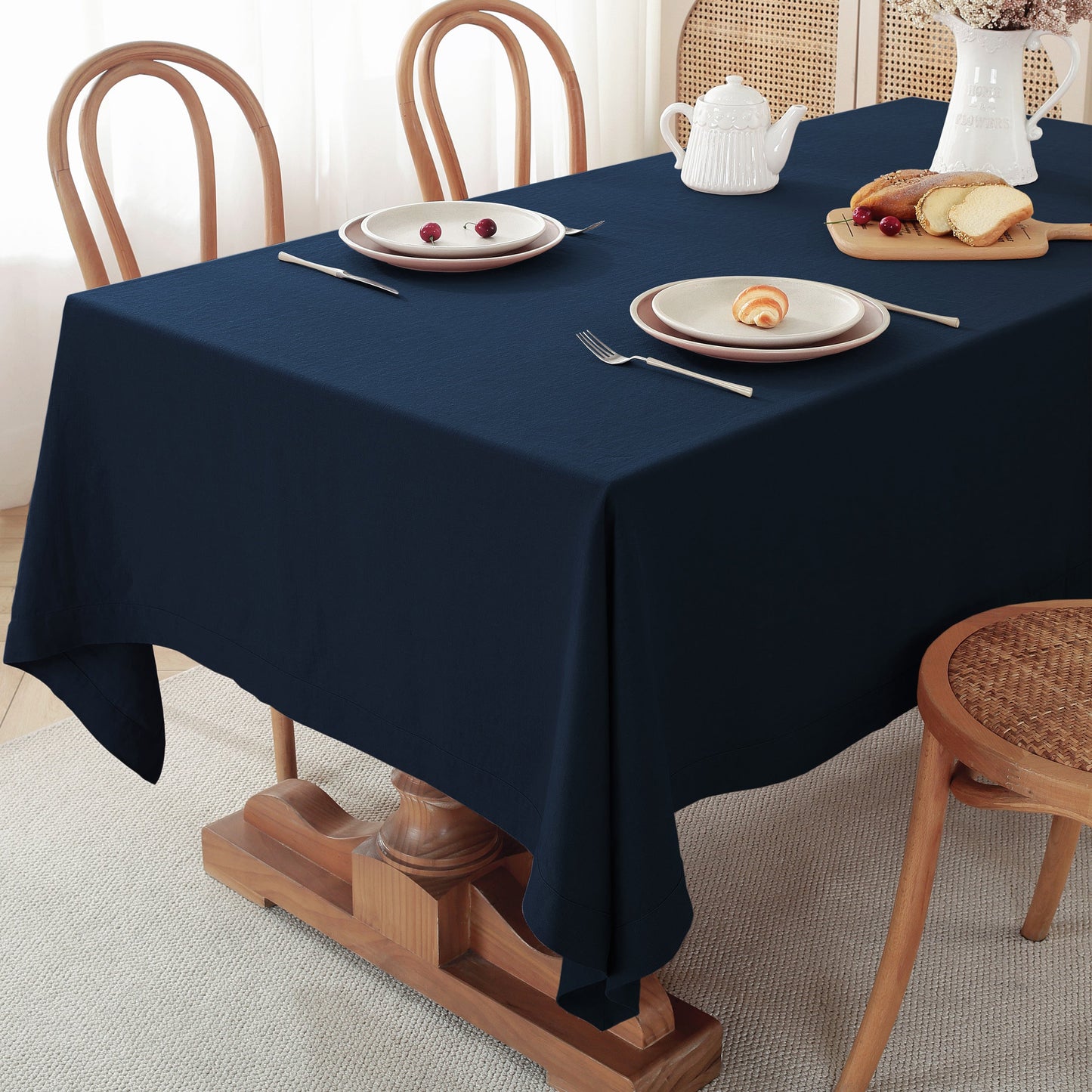 100% French Linen Tablecloth Square (55''*55'')