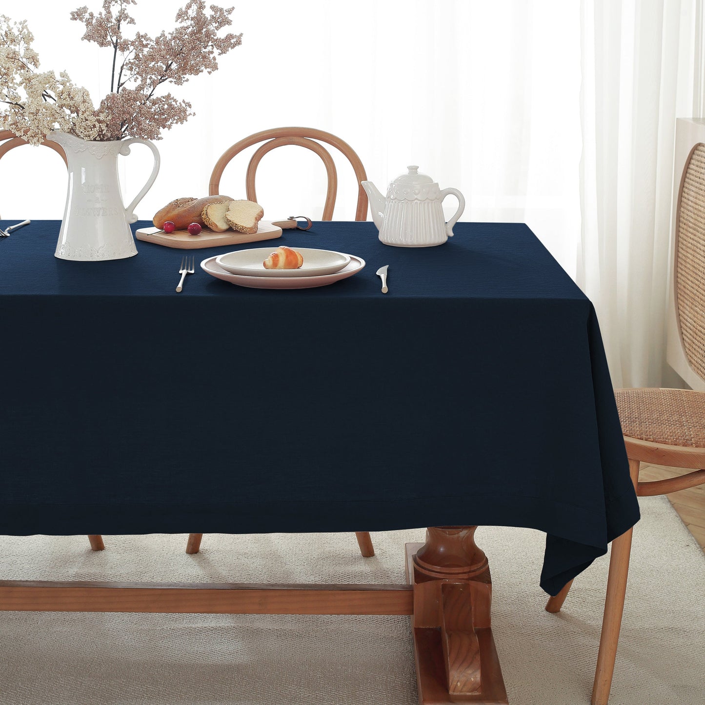 100% French Linen Tablecloth Square (55''*55'')