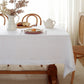 Pure Linen Tablecloth Rectangle - 90 x 132 Inches