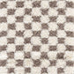 Atira Brown Checkered Area Rug