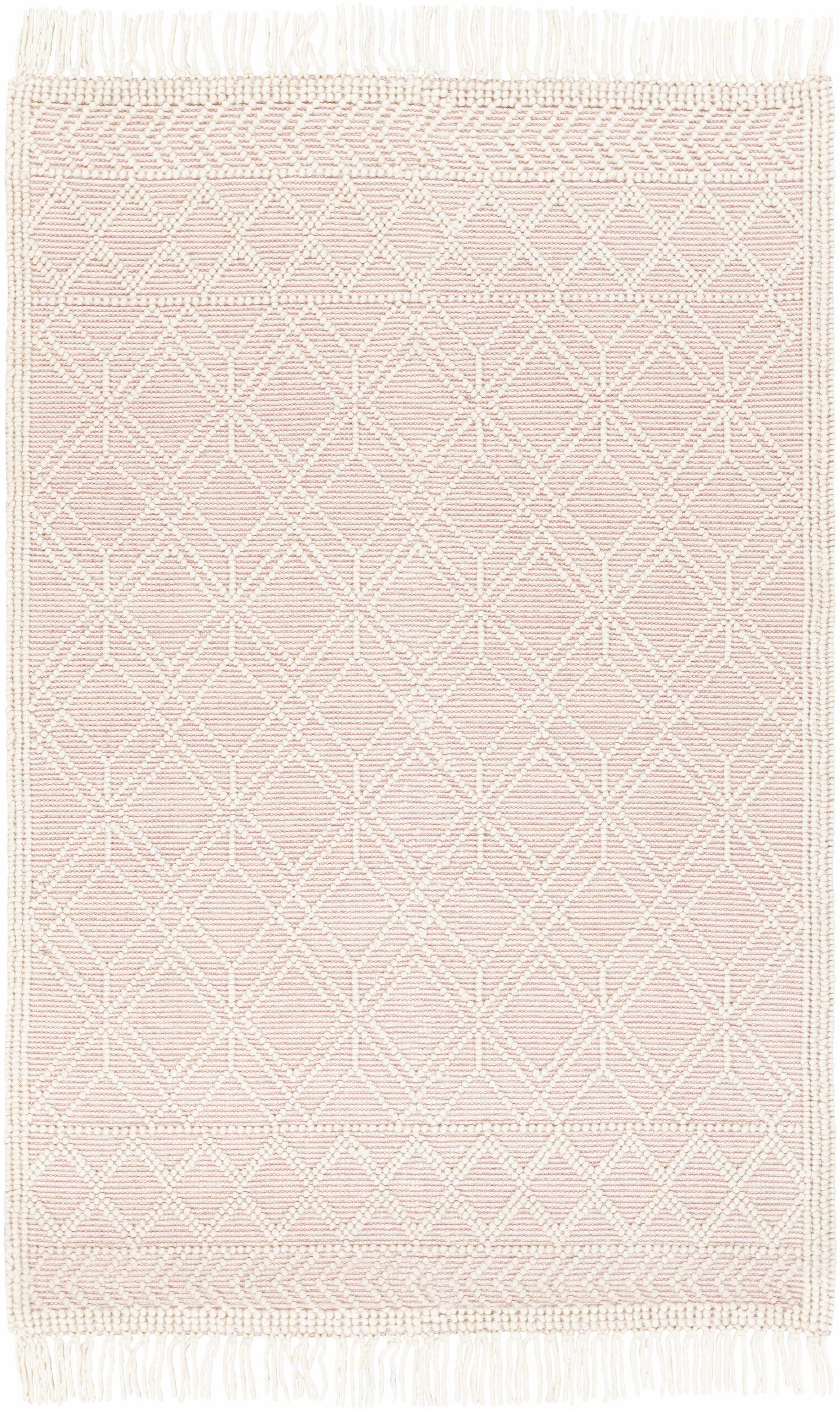 Ramsbury Soft Pink Wool Rug