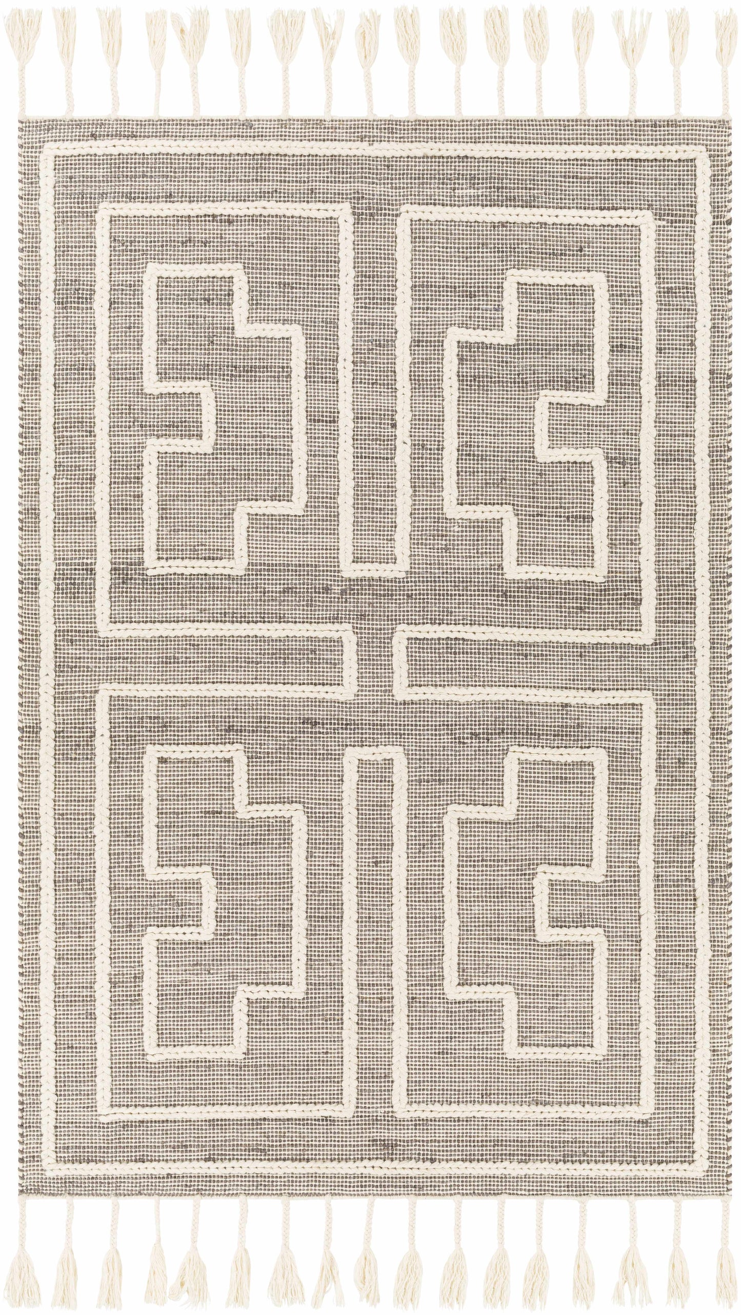 Azra Tasseled Jute&Wool Rug