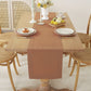 Premium French Linen Table Runner 100% Linen Runner - Beige