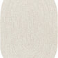 Beige Braided Faux Jute Rug