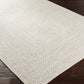 Beige Braided Faux Jute Rug