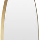 Escaudain Contemporary Gold Mirror