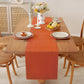 Premium French Linen Table Runner 100% Linen Runner - Caramel