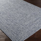 Blue Braided Faux Jute Rug