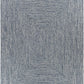 Blue Braided Faux Jute Rug