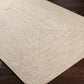 Cream Braided Faux Jute Rug