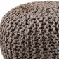 Hauenstein Knitted Jute Pouf