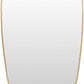 Orbassano Gold Frame Round Mirror