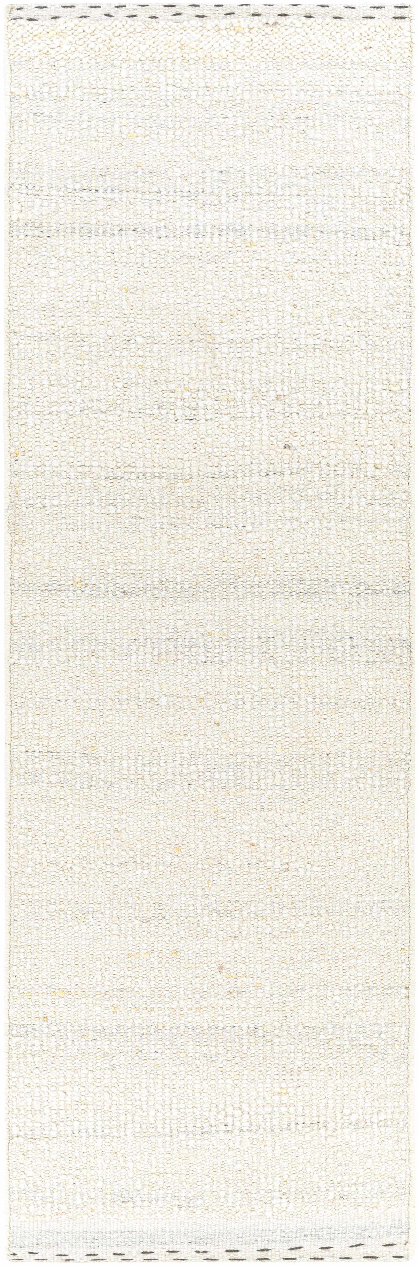Yaniklar Cream Flat Woven Wool Rug