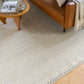 Yaniklar Cream Flat Woven Wool Rug