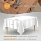 100% French Linen Tablecloth Square (55''*55'')