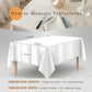 100% French Linen Tablecloth Square (55''*55'')