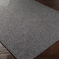 Black Braided Faux Jute Rug