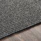 Black Braided Faux Jute Rug
