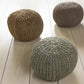 Merrittstown Cotton Knitted Pouf