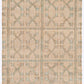 Rice Dusty Sage Fringed Jute Carpet