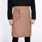 Premium French Linen Bistro Apron 25 x 35 Inch - Beige