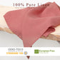 French Linen Tea Towels 14 x 28 Inch (Set of 4) - Pink