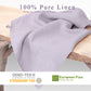 French Linen Tea Towels 14 x 28 Inch (Set of 4) - Purple