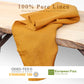 French Linen Tea Towels 14 x 28 Inch (Set of 4) - Yellow