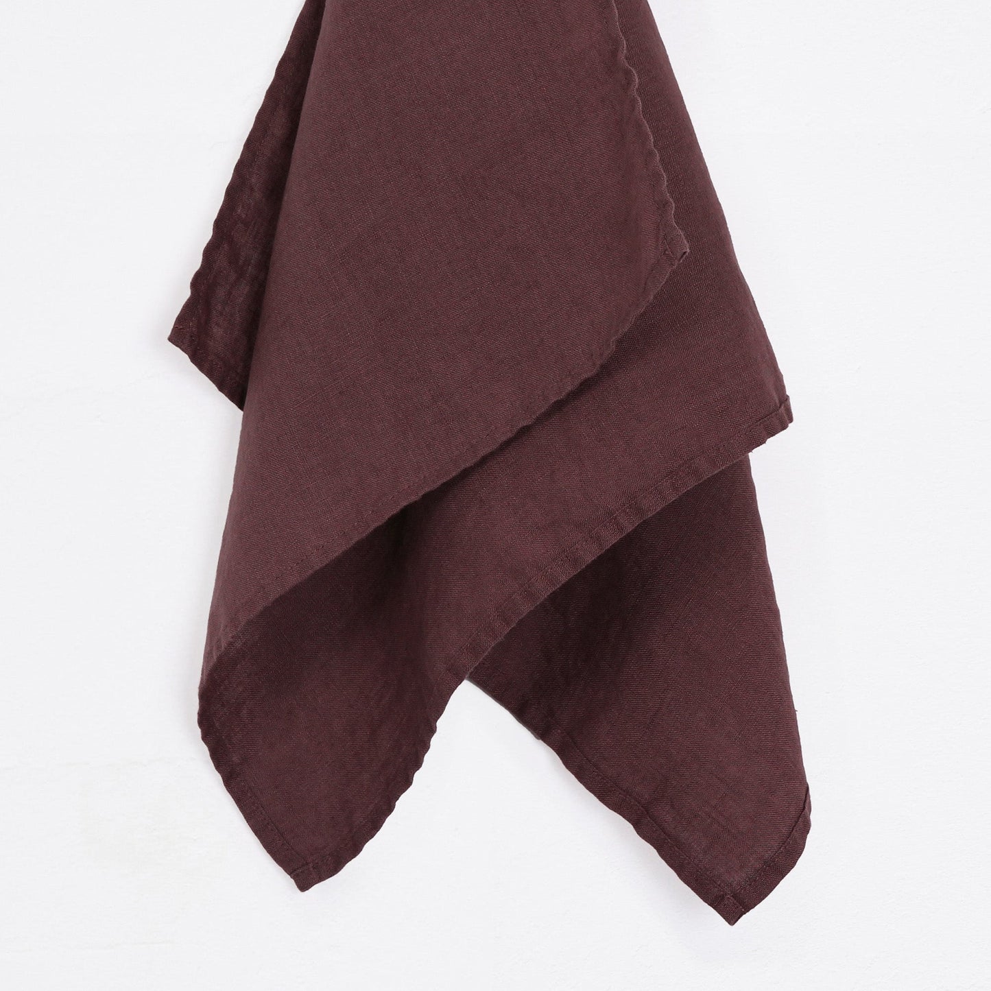 French Linen Tea Towels 14 x 28 Inch (Set of 4) - Coffee