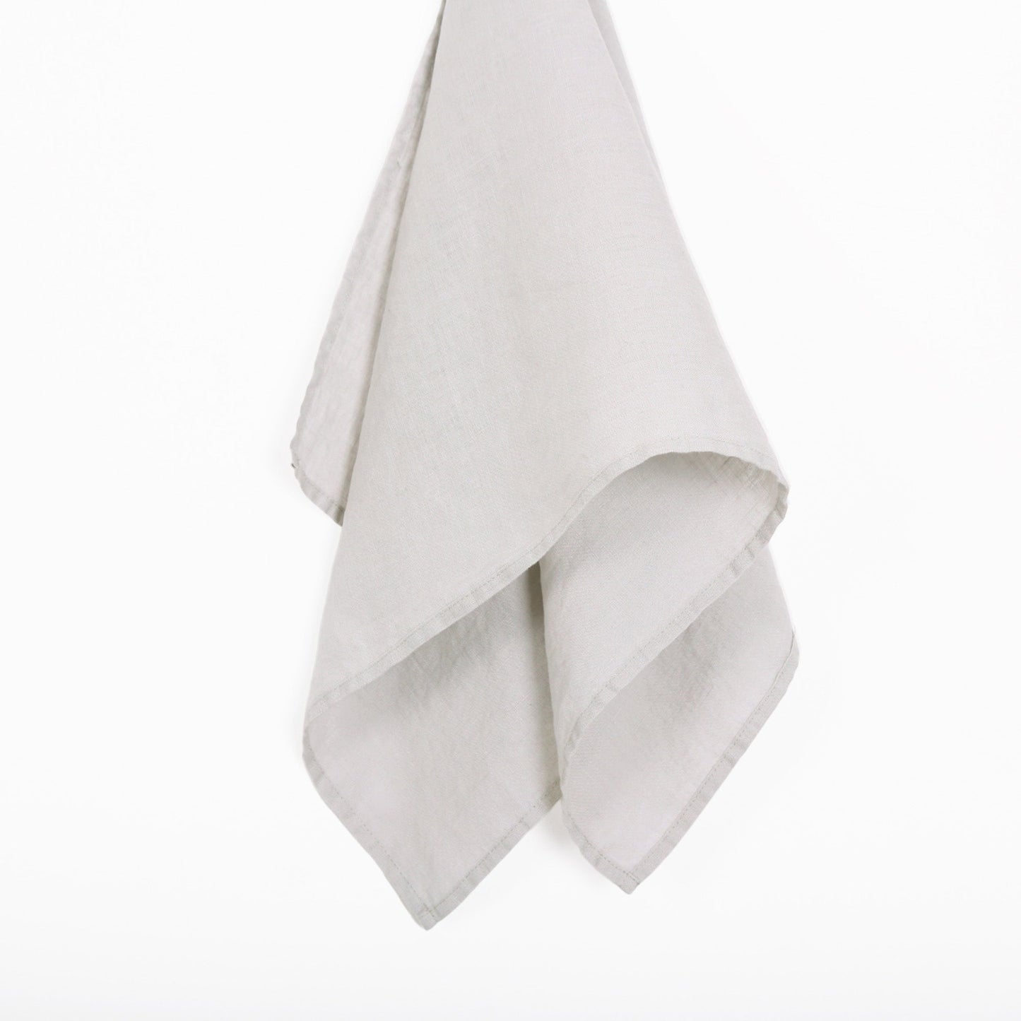 French Linen Tea Towels 14 x 28 Inch (Set of 4) - Grey