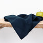 French Linen Tea Towels 14 x 28 Inch (Set of 4) - Navy